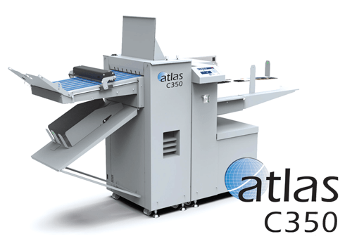 FORMAX Atlas C350 High-Speed Automatic Air-Feed Programmable Creaser Folder w/Pile Feeder