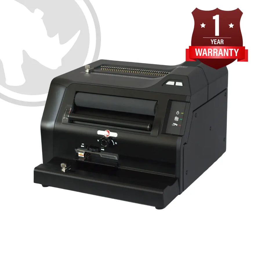 Rhin-O-Tuff CBS3000 Electric Coil Binding Machine with Inserter and Crimper