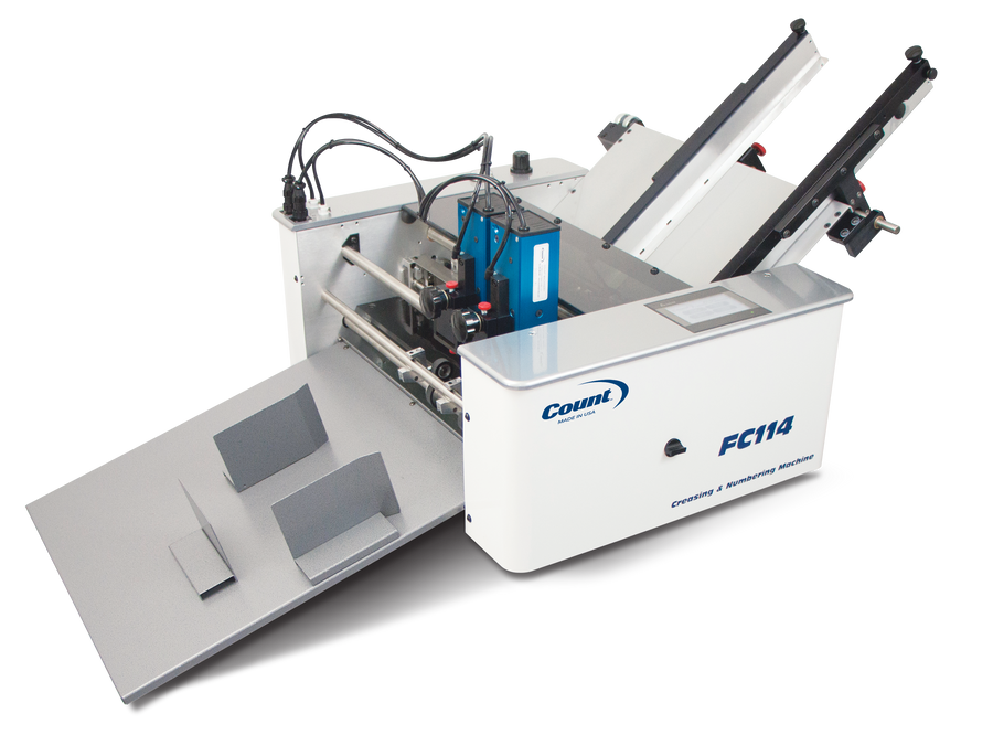 COUNT FC114 High Quality Friction-Fed Creasing Perforating Numbering Machine