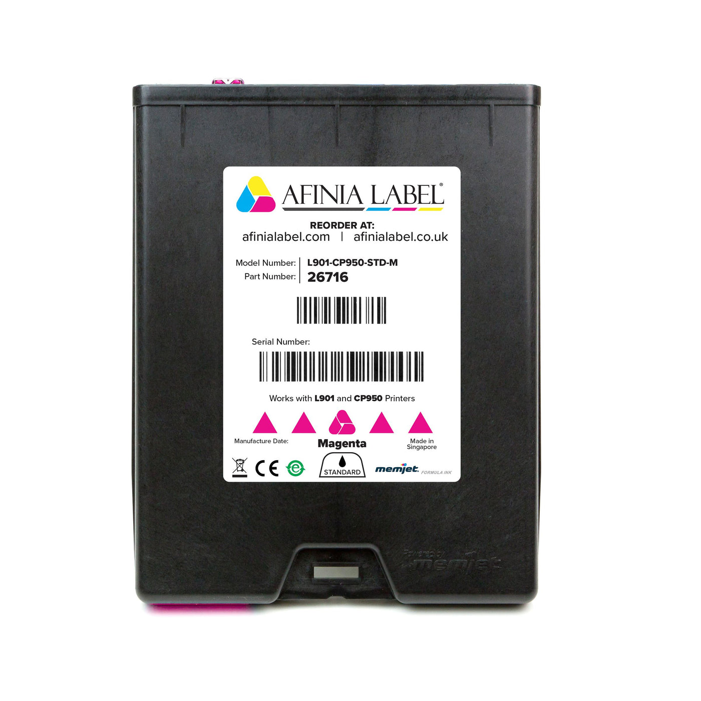 AFINIA LABEL L901/CP950 Standard Memjet Ink Cartridges