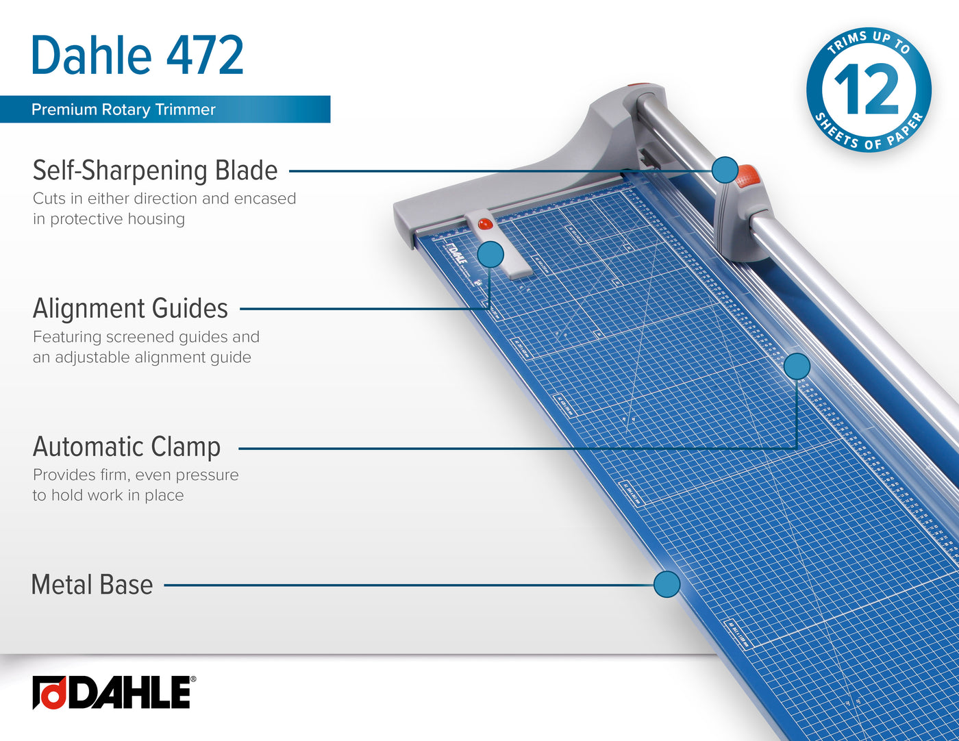 DAHLE 472 72" Premium Rotary Trimmer
