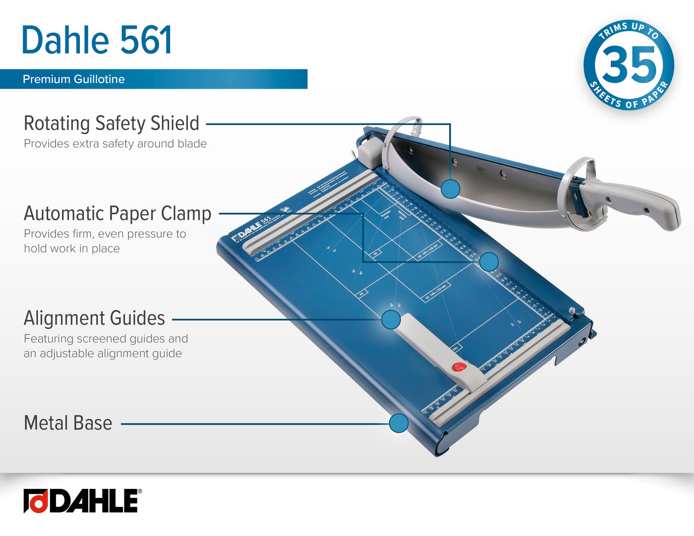 DAHLE 561 14" Premium Guillotine Trimmer
