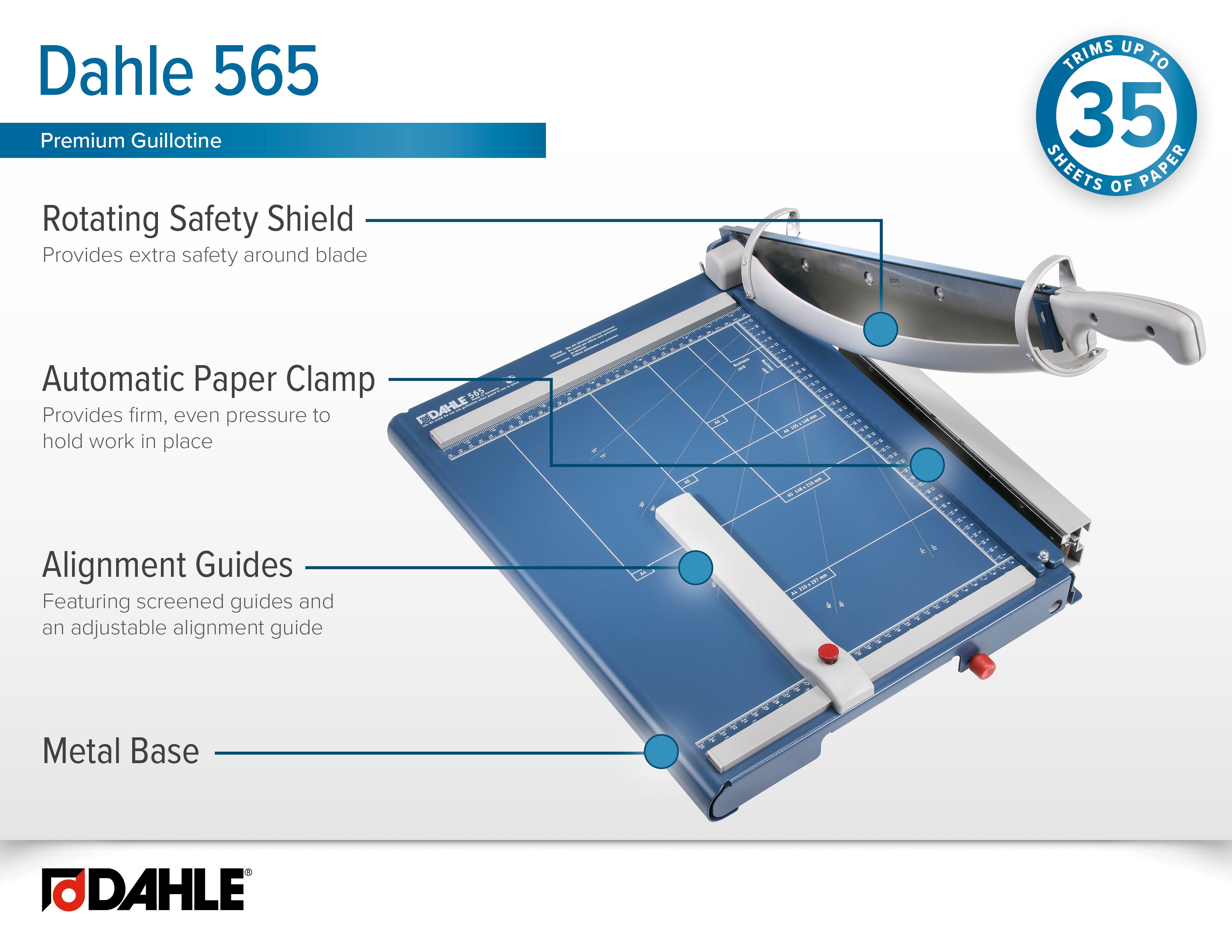 DAHLE 565 15" Premium Guillotine Trimmer