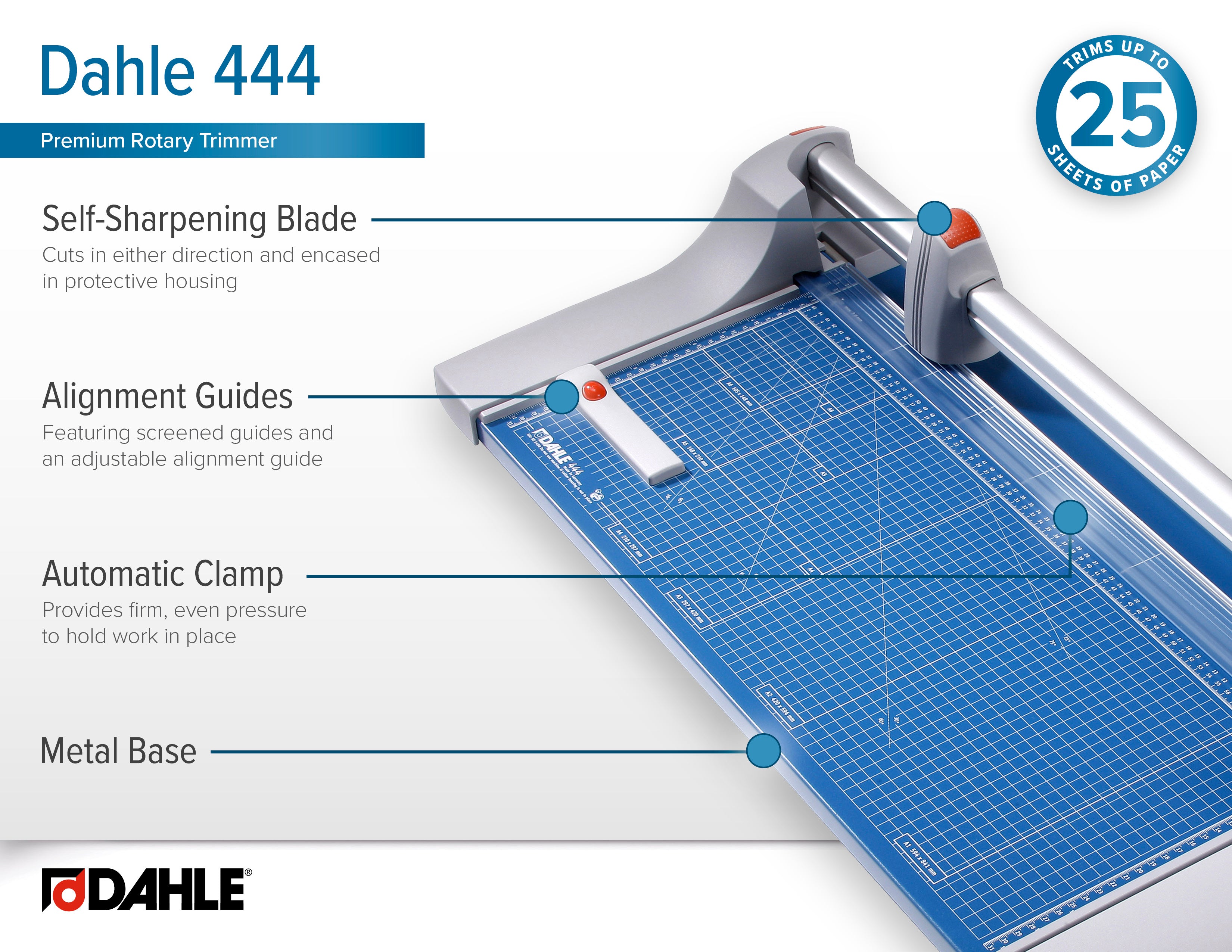 DAHLE 444 26" Premium Rotary Trimmer