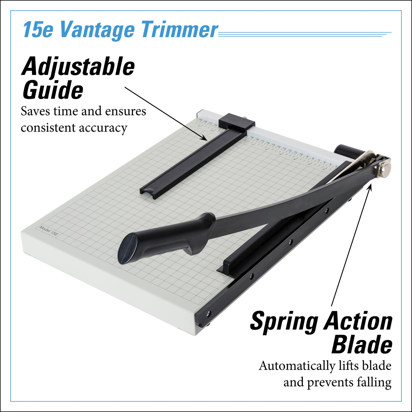 DAHLE Vantage 15e 15" Guillotine Paper Trimmer