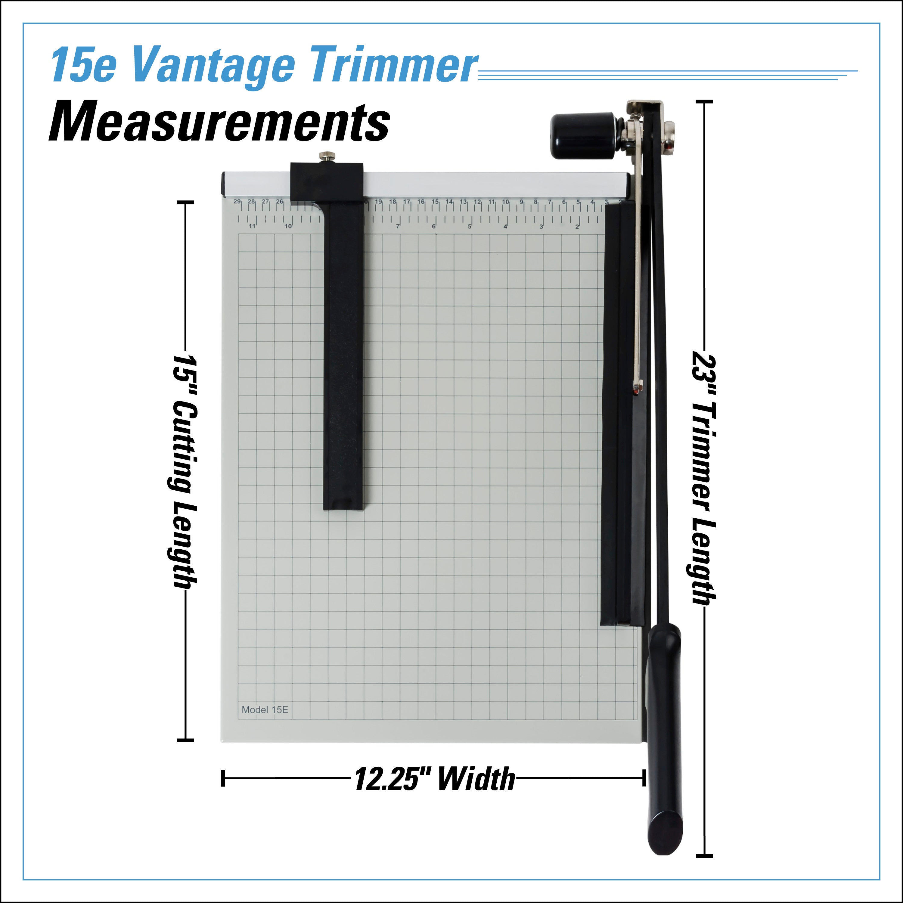 DAHLE Vantage 15e 15" Guillotine Paper Trimmer