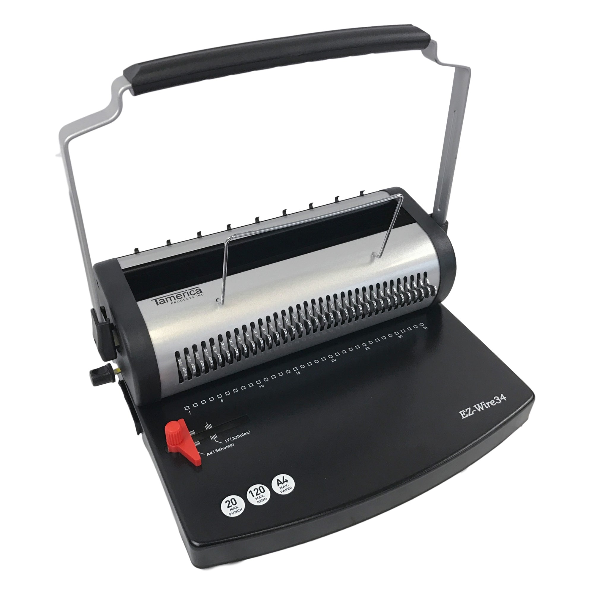 Tamerica EZ-Wire 34 3:1 Twin-Loop Wire Punch & Bind Machine