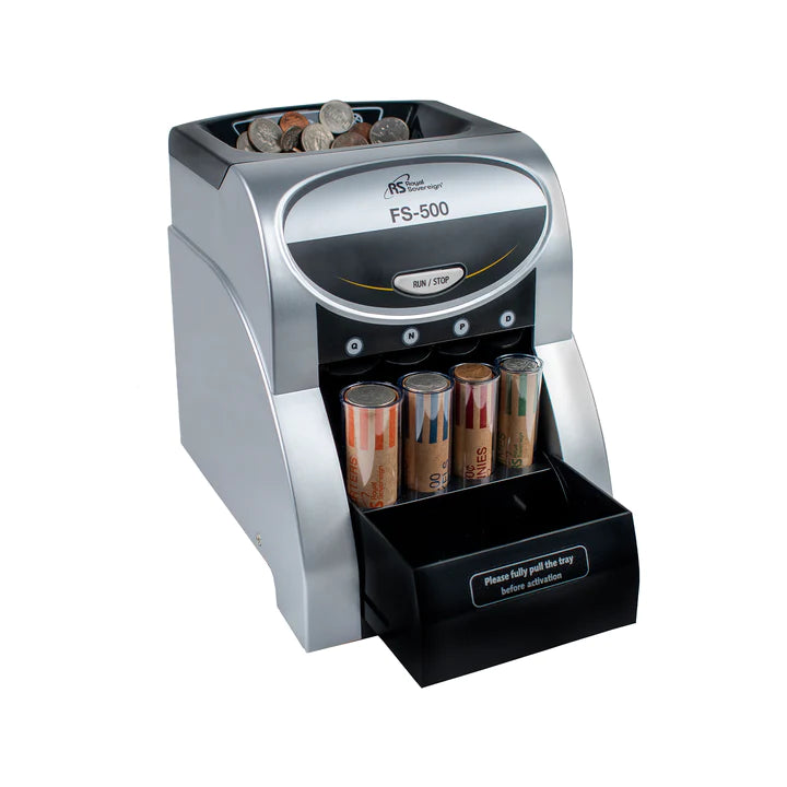 ROYAL SOVEREIGN FS-500, Coin Sorter, One Row