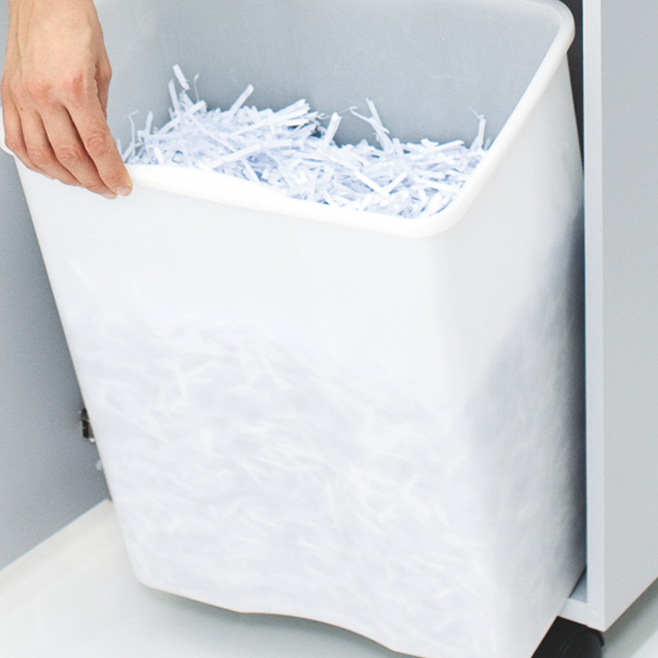 MBM DESTROYIT 2445 High Security Deskside Shredder - Security Level P-7 Super Micro-Cut 9 gal