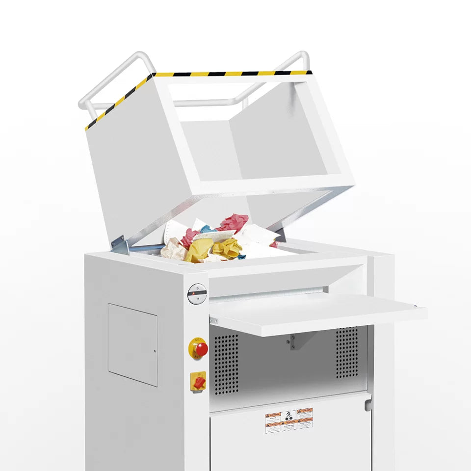 MBM DESTROYIT 4606 High Capacity Shredder - Security Level P-3/P-5 Cross-Cut 61 gal