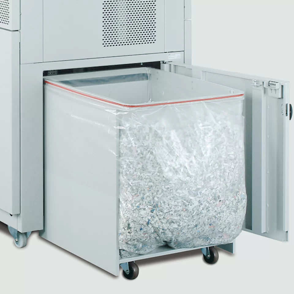 MBM DESTROYIT 5009 Heavy Duty High Capacity Shredder - Security Level P-2 Strip-Cut 79 gal