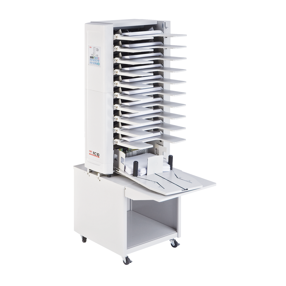 MBM FC10 PLUS Automatic 10-Bin Friction Collator