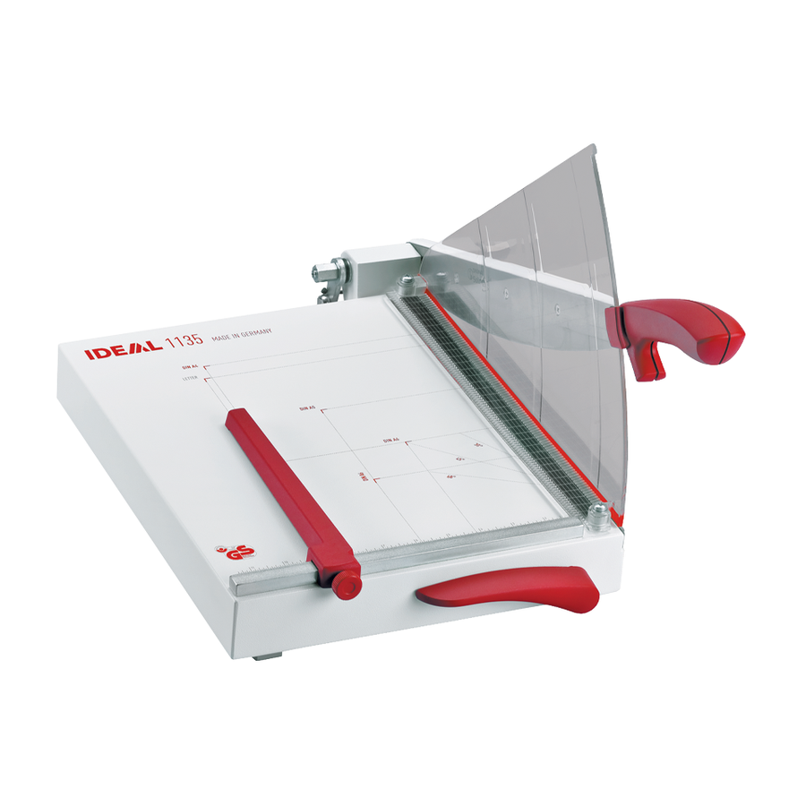 MBM Triumph 1135 13.75" Tabletop Guillotine Trimmer with Easy Lift Release