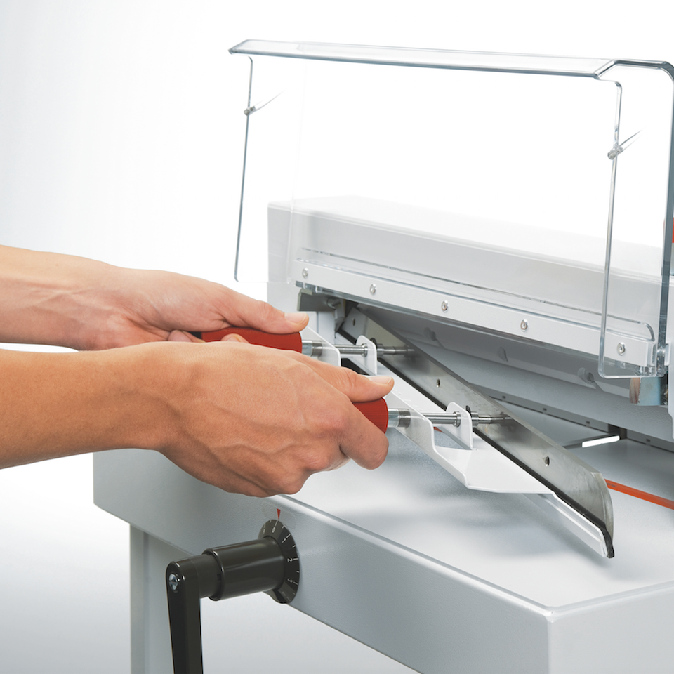 MBM Triumph 4305 16 7/8" Manual Paper Cutter with Optional Stand