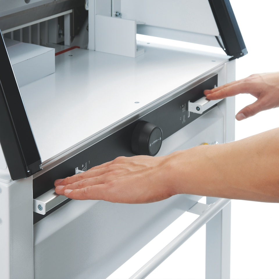 MBM Triumph 6660 25 1/2" VRCut Ready Automatic Programmable Paper Cutter