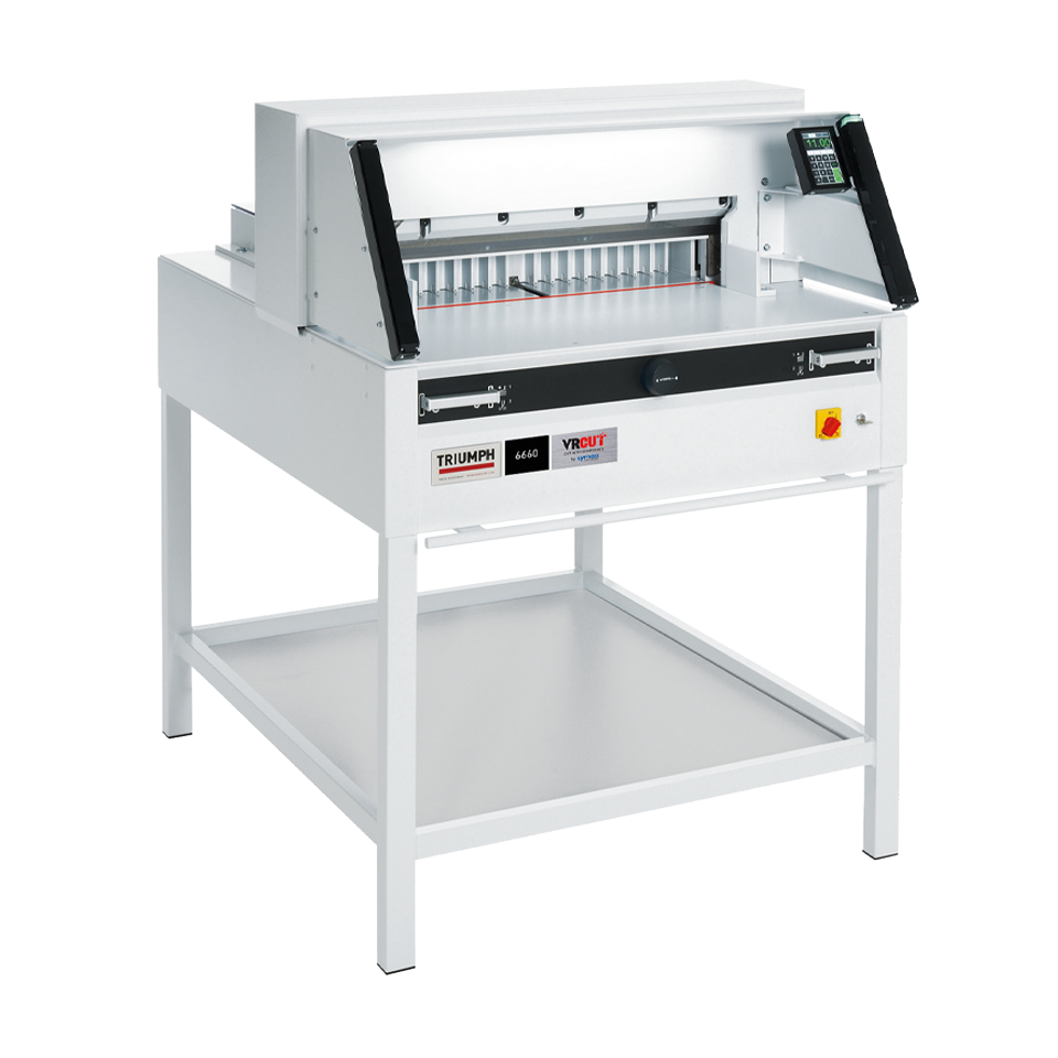 MBM Triumph 6660 25 1/2" VRCut Ready Automatic Programmable Paper Cutter