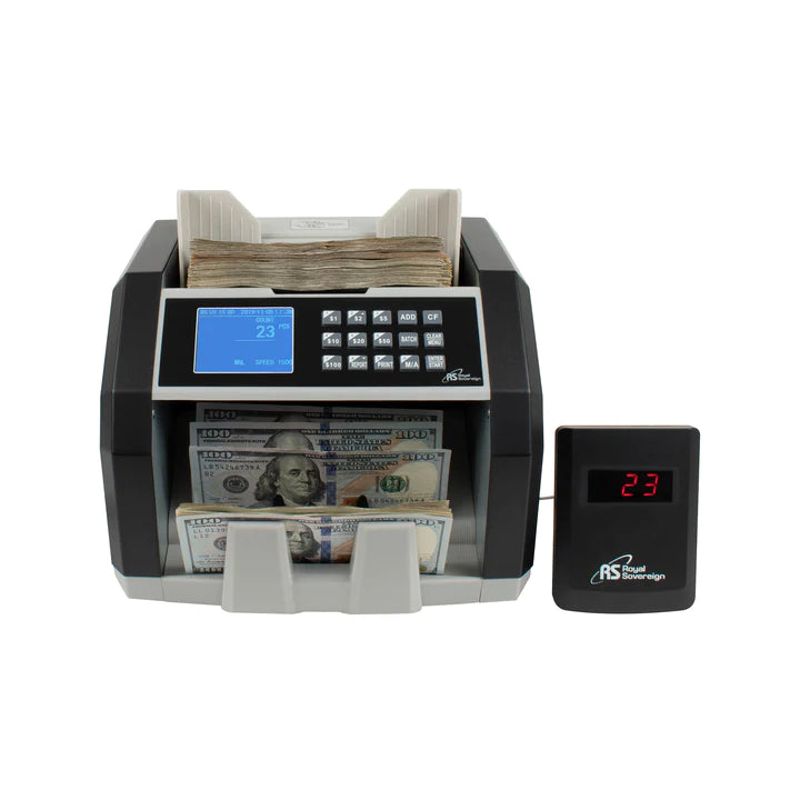 ROYAL SOVEREIGN RBC-ED250, Bill Counter with Value Detection, Counterfeit Identification