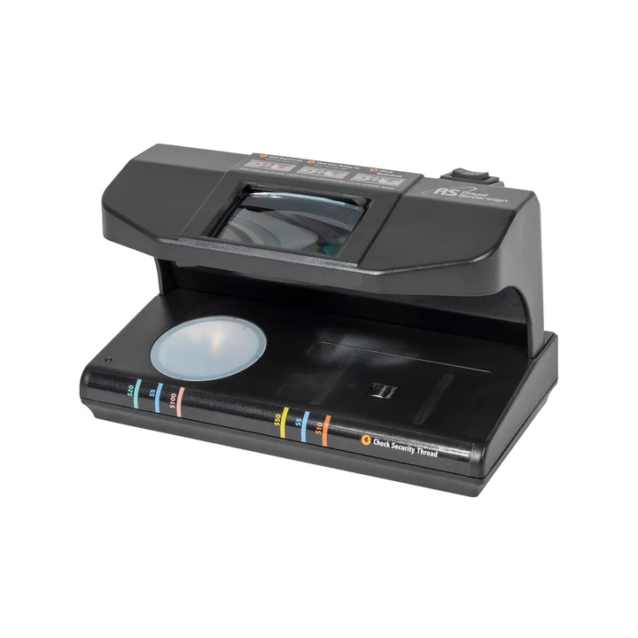 ROYAL SOVEREIGN RCD-3000, 4 Way Counterfeit Detector, with Magnifying Lens