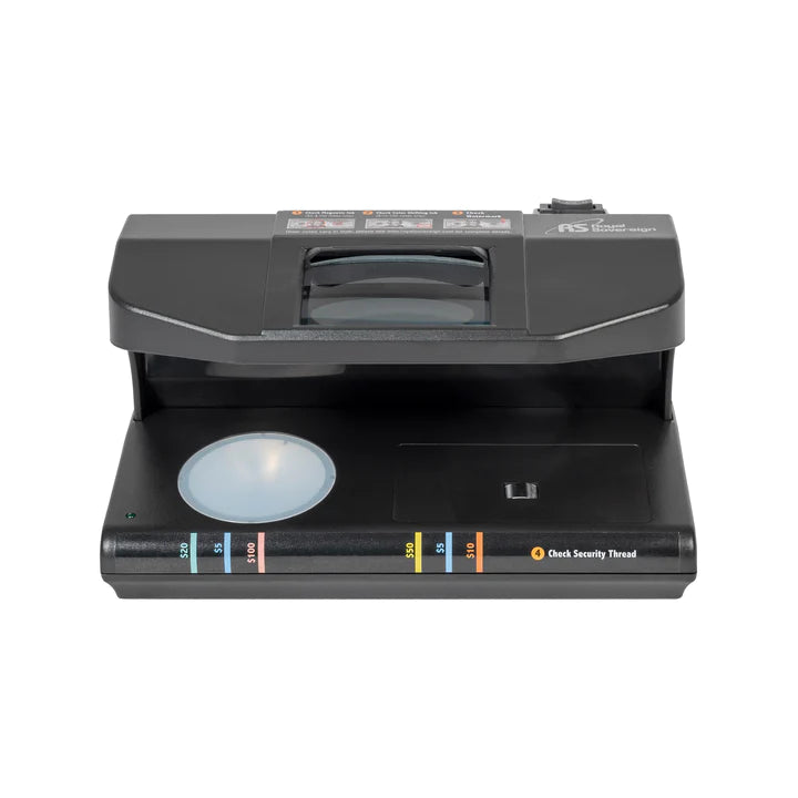 ROYAL SOVEREIGN RCD-3000, 4 Way Counterfeit Detector, with Magnifying Lens
