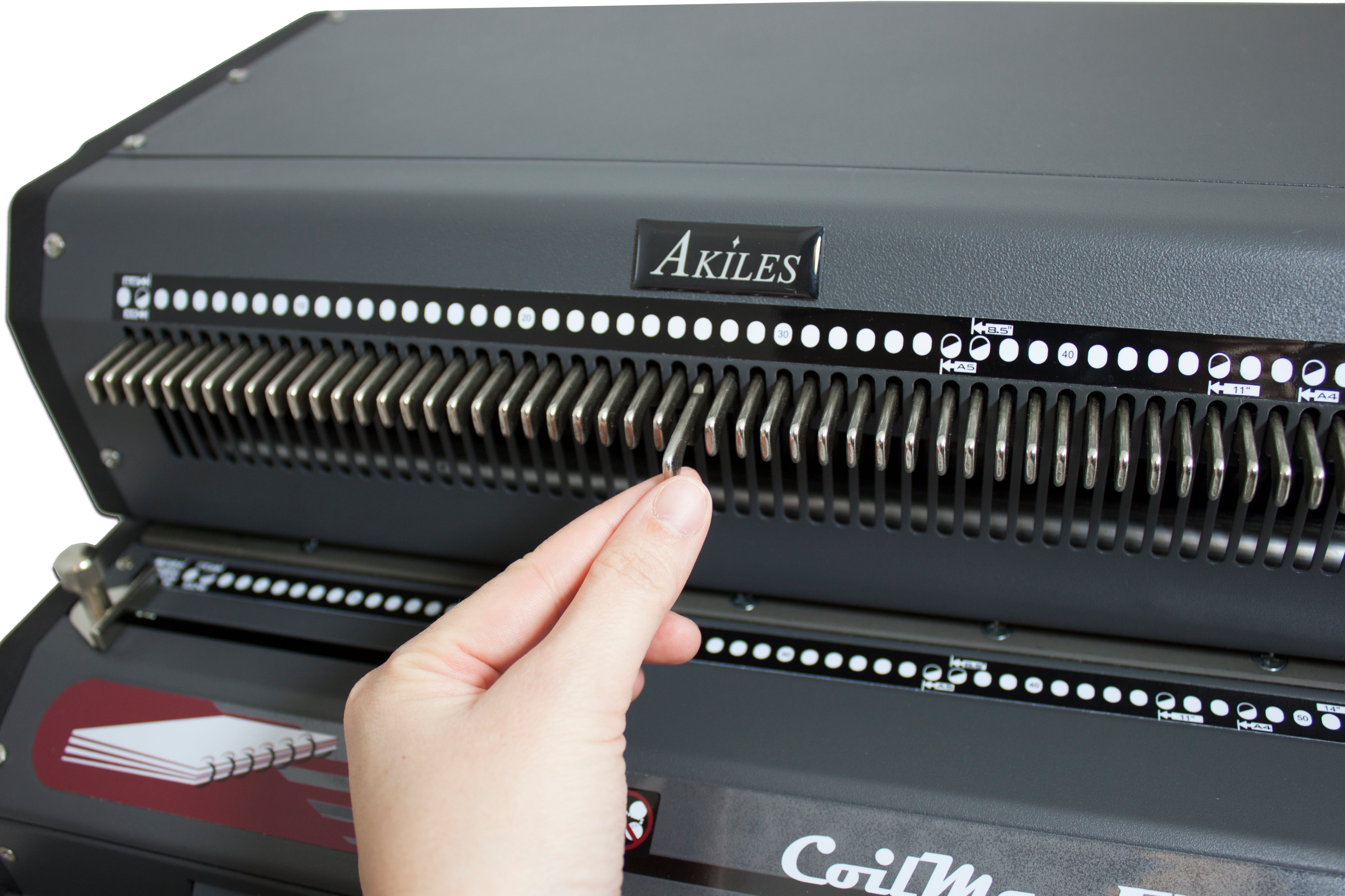 Akiles CoilMac-EX41+ Electric Oval Coil Punch, Electric Inserter and Manual Crimper