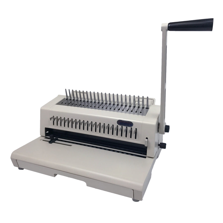 Tamerica 213PB Comb, Wire & 3 Hole Punch Binding Machine