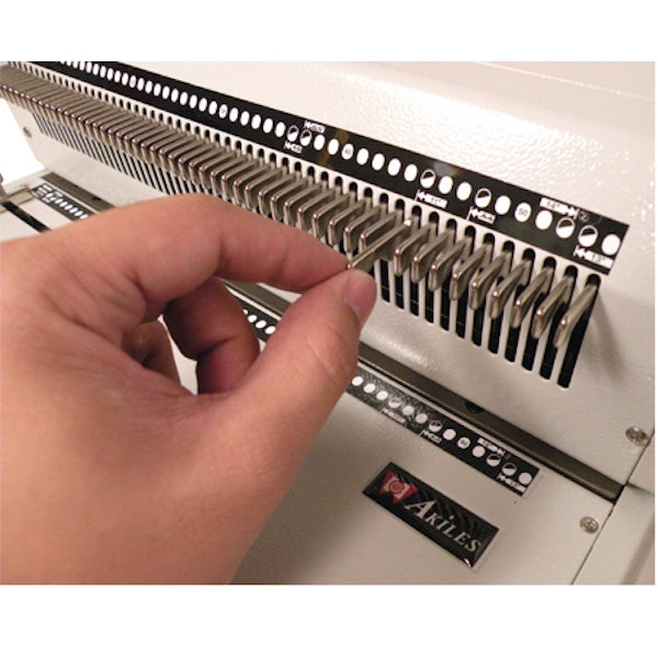 Akiles CoilMac-ECI Plus Manual Coil Punch with HD Electric Coil Inserter - Oval Holes