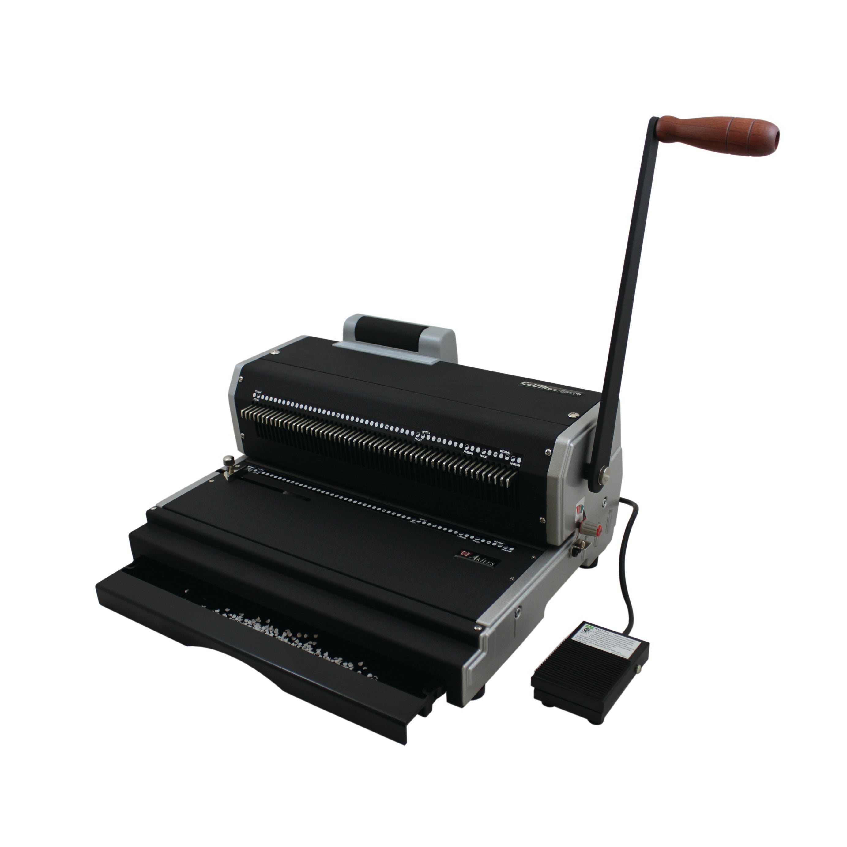 Akiles CoilMac-ER PLUS Manual Coil Punch with Electric Coil Inserter- Oval Holes