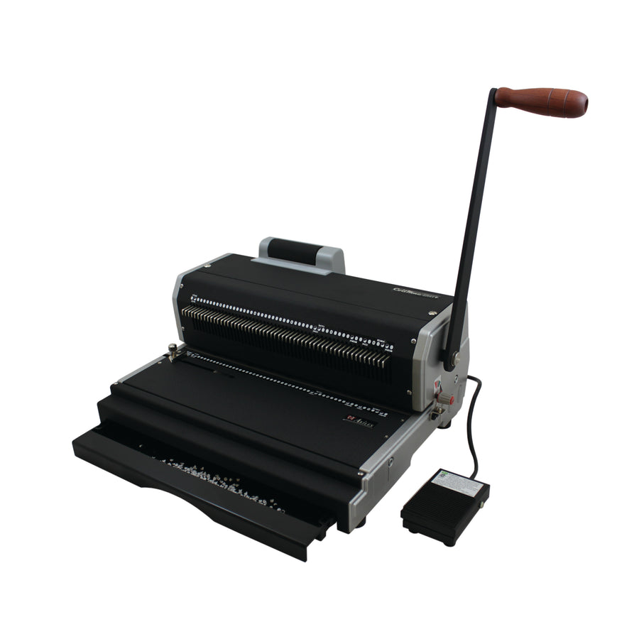 Akiles CoilMac-ER PLUS Manual Coil Punch with Electric Coil Inserter- Oval Holes