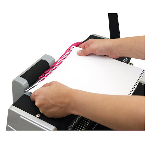 Akiles CoilMac-ER PLUS Manual Coil Punch with Electric Coil Inserter- Oval Holes