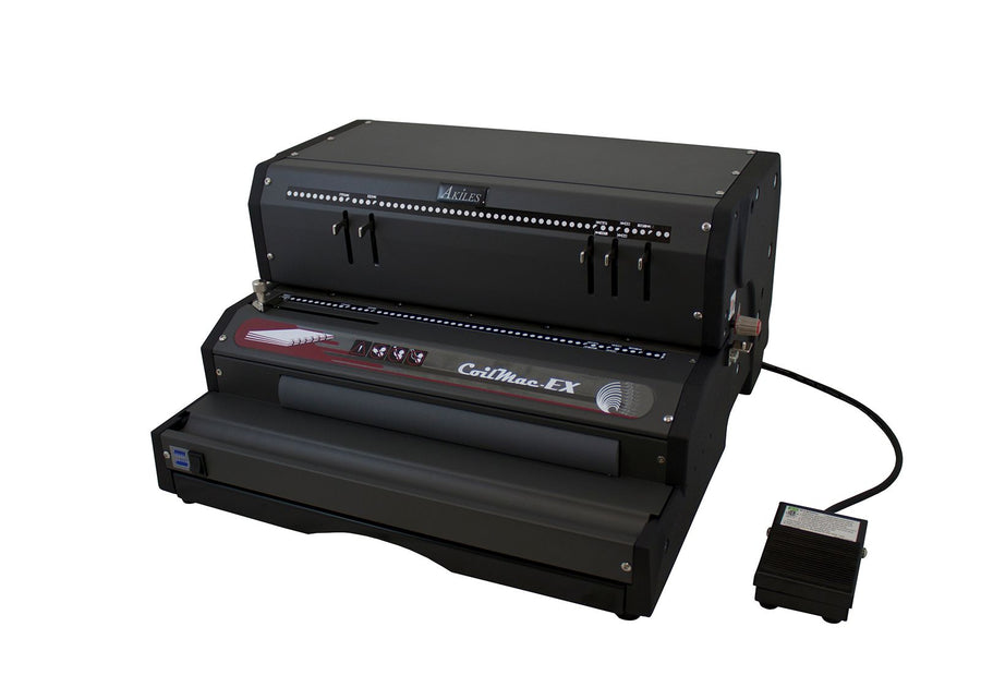 Akiles CoilMac-EX41 Electric Coil Punch, Electric Inserter and Manual Crimper - Round holes