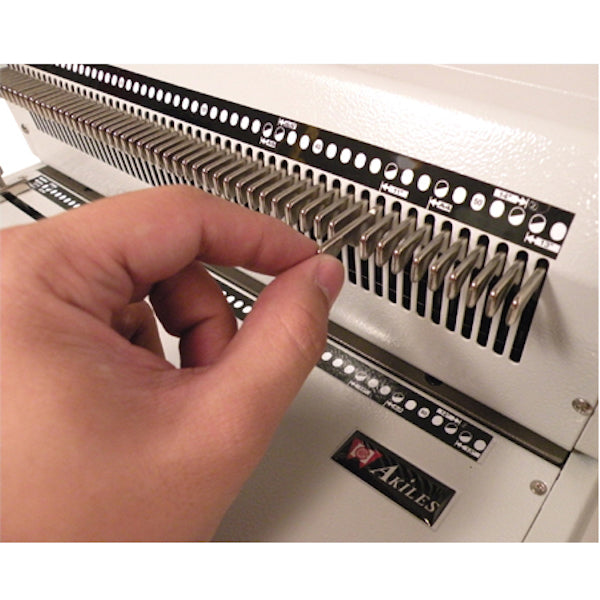 Akiles CoilMac-ECP Plus Heavy Duty Electric Coil Punch Machine - Oval Holes