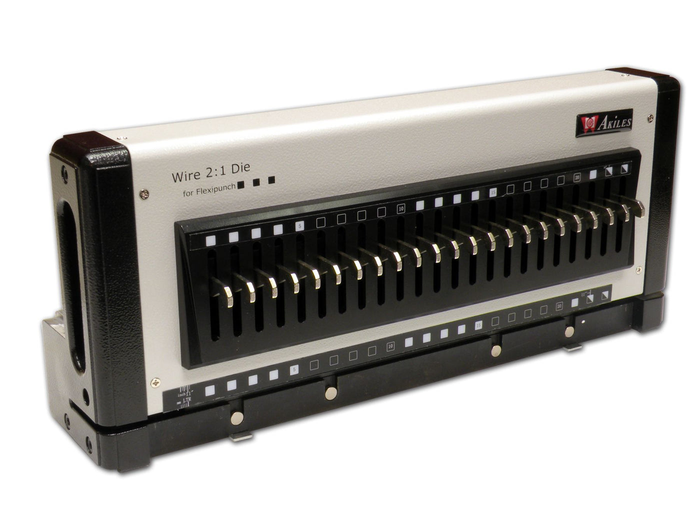 Akiles FlexiPunch-M Heavy-Duty Manual Modular Punch with Interchangeable Die Feature