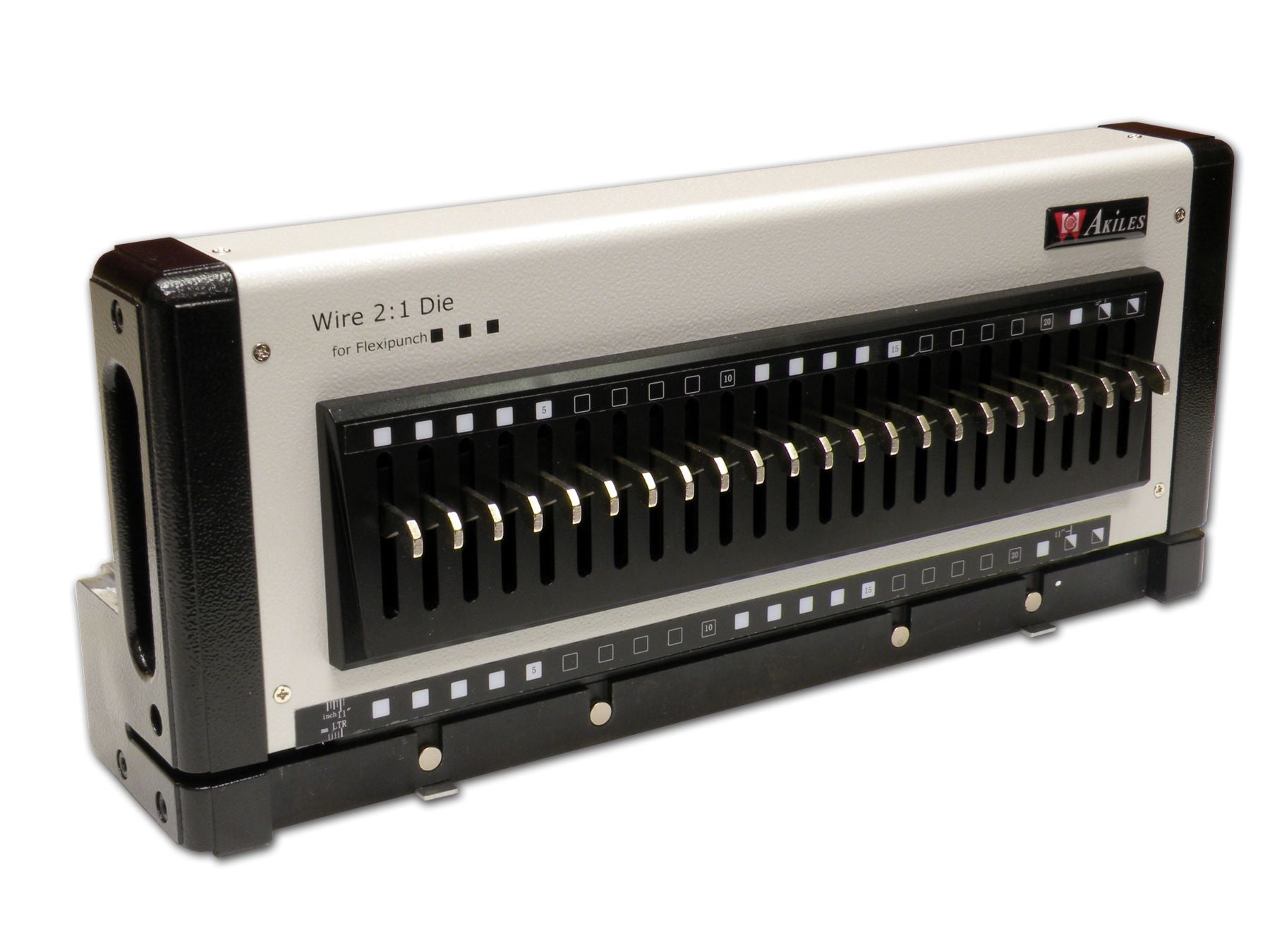 Akiles FlexiPunch-M Heavy-Duty Manual Modular Punch with Interchangeable Die Feature