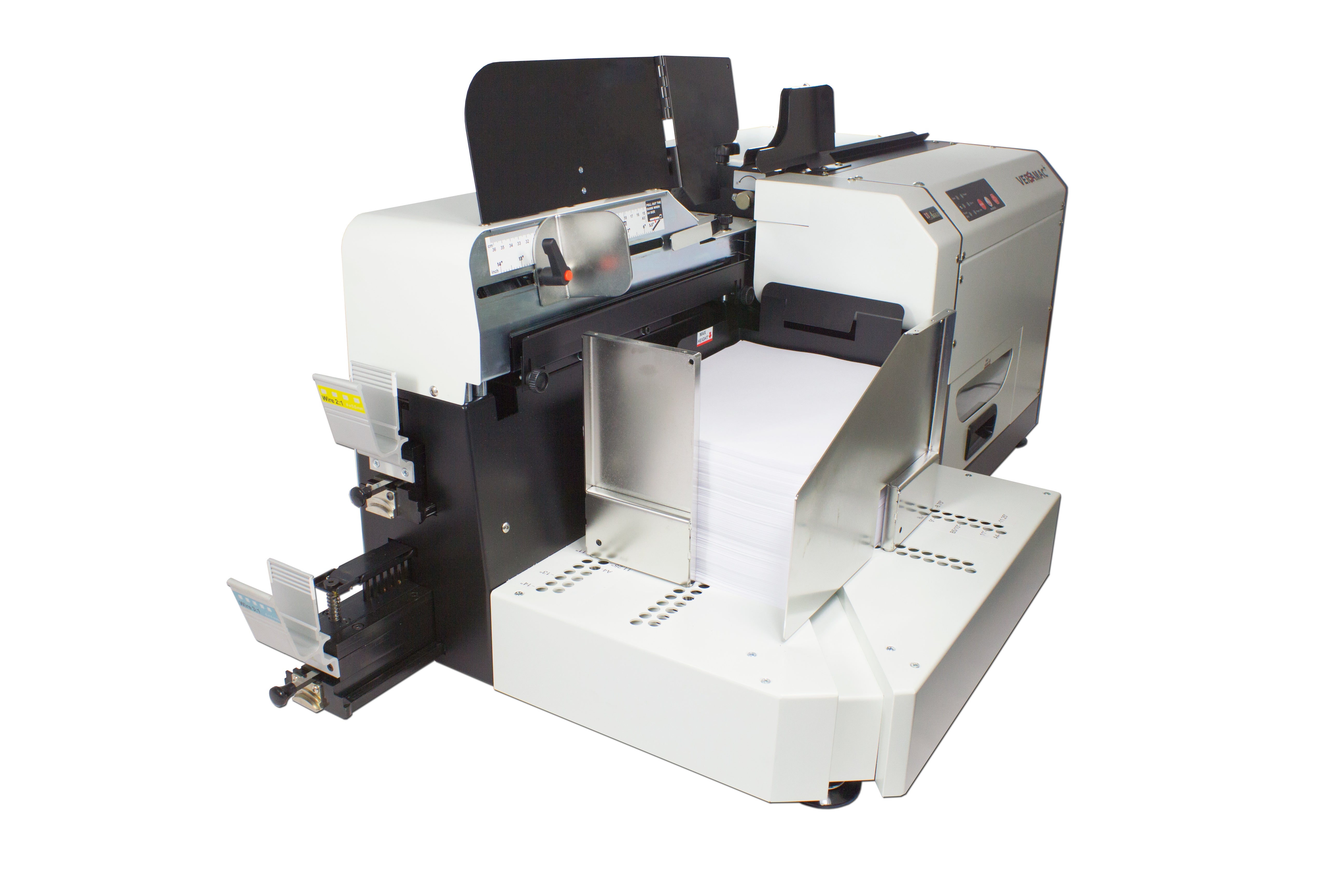 Akiles VersaMac Plus Commercial Grade Electric Modular Punch with Automatic Paper Ejector & Stacker