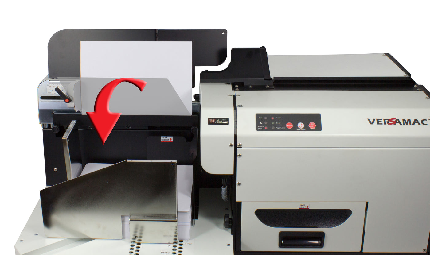 Akiles VersaMac Plus Commercial Grade Electric Modular Punch with Automatic Paper Ejector & Stacker