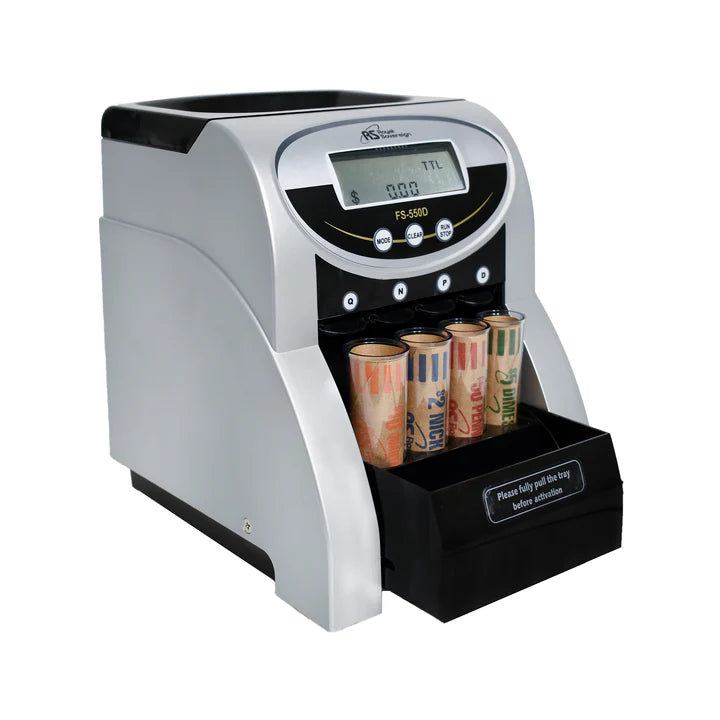 ROYAL SOVEREIGN FS-550D, Electric Coin Counter, One Row