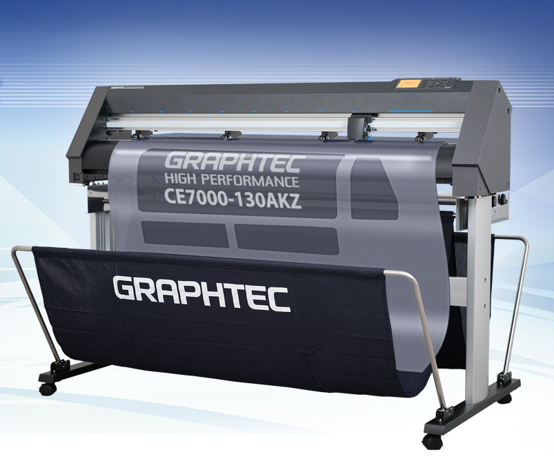 GRAPHTEC CE7000-AKZ 50" Vinyl Cutter & Plotter with Stand , Basket, 2 Antistatic Strings, 4 Magnets, 2 Tint Blades