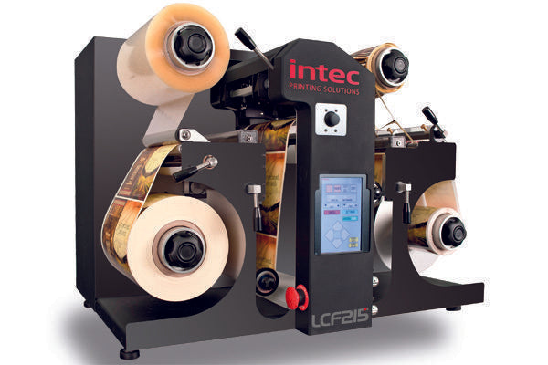 INTEC LCF215 Roll to Roll Label cutter and Finishing System