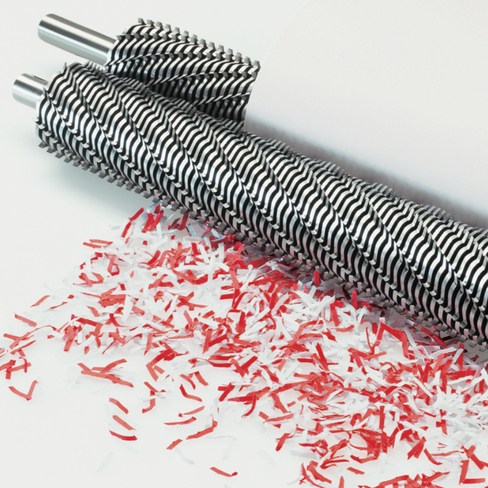 MBM DESTROYIT 2503 Office Shredder - Security Level P-2 Strip-Cut 20 gal