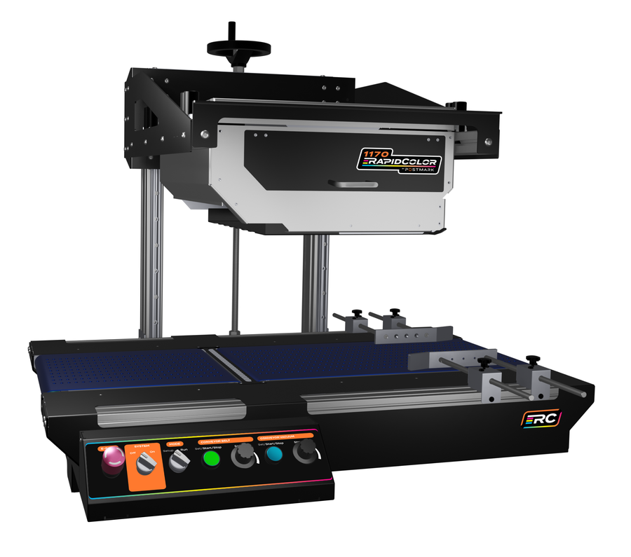 POSTMARK 1170 RapidColor Core Manual Feed High Speed Full Bleed CMYK Color Inkjet Printer
