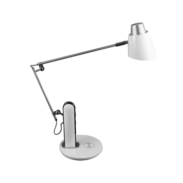 ROYAL SOVEREIGN RDL-210Qi, LED Desk Lamp, USB and Qi Wireless Charging Stand