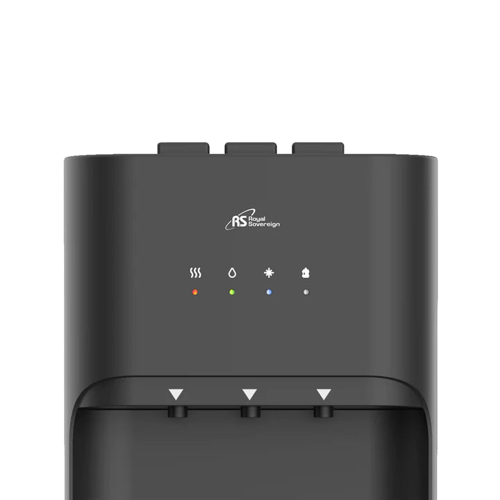 ROYAL SOVEREIGN RWD-1800B, Tri-Temperature Bottom Load Water Dispenser, Black
